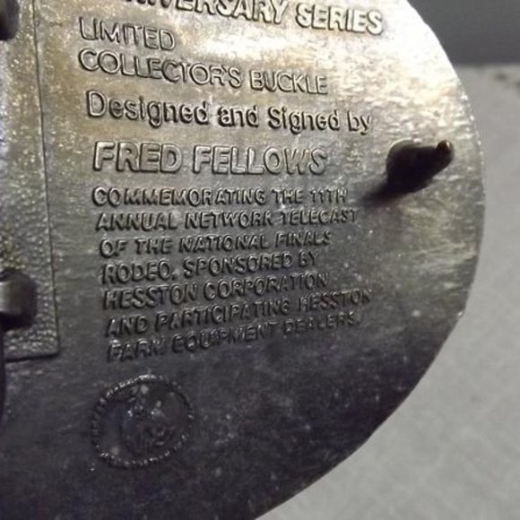 NFR 1984 Hesston Commemorative Belt Buckle - Picture 5 of 7